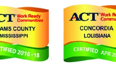 Adams County and Concordia Parish become First Multi-State ACT® Certified WorkReady Region.